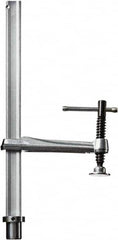 Bessey - 1100 Lb Holding Capacity, 12" Max Opening Capacity, 1100 Lb Clamping Pressure, Manual Hold Down Clamp - 6-7/8" Arm Length, 7" Clamp Length, 1-37/64" Clamp Width, 15-3/4" Clamp Height, 28mm Stud Mount, Steel - Exact Tooling