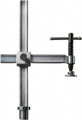 Bessey - 1,200 Lb Holding Capacity, 12" Max Opening Capacity, 1,200 Lb Clamping Pressure, Manual Hold Down Clamp - 10" Arm Length, 10-5/8" Clamp Length, 2-19/32" Clamp Width, 15-3/4" Clamp Height, 28mm Stud Mount, Steel - Exact Tooling