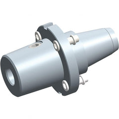 Exsys-Eppinger - PRECI-FLEX Straight Shank with Weldon Flat 3/8" Hole End Mill Holder/Adapter - 3/8" Nose Diam, 33mm Projection, Through Coolant - Exact Tooling