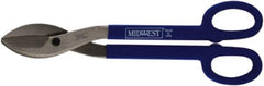 Midwest Snips - 2-1/2" Length of Cut, Straight Pattern Tinner's Snip - 16" OAL, 16 AWG Steel Capacity - Exact Tooling