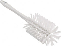 Vikan - 3-1/2" Diam Polyester Bottle Brush - 17" OAL, 6-1/4" Head Length, Polypropylene Handle - Exact Tooling