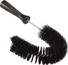 Vikan - 2-1/4" Diam Polyester Hook Brush - 15-1/2" OAL, 6-1/2" Head Length, Polypropylene Handle - Exact Tooling