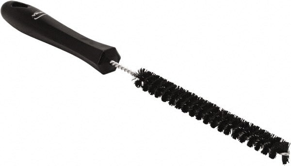 Vikan - 0.6" Diam Polyester Tube Brush - 12.2031" OAL, 6-1/2" Head Length, Polypropylene Handle - Exact Tooling