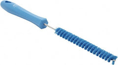 Vikan - 0.6" Diam Polyester Tube Brush - 12.2031" OAL, 6-1/2" Head Length, Polypropylene Handle - Exact Tooling