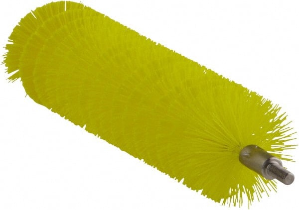 Vikan - 1.6" Diam Polyester Tube Brush - 8" OAL, Stainless Steel Handle - Exact Tooling