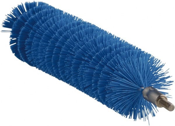 Vikan - 1.6" Diam Polyester Tube Brush - 8" OAL, Stainless Steel Handle - Exact Tooling