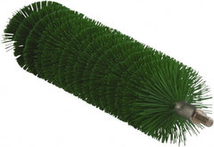Vikan - 1.6" Diam Polyester Tube Brush - 8" OAL, Stainless Steel Handle - Exact Tooling