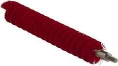 Vikan - 0.8" Diam Polyester Tube Brush - 7-1/2" OAL, 7" Head Length, Stainless Steel Handle - Exact Tooling