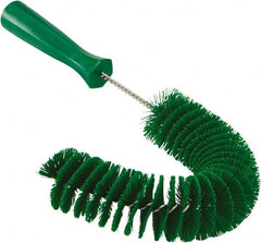 Vikan - 2-1/4" Diam Polyester Hook Brush - 15-1/2" OAL, 6-1/2" Head Length, Polypropylene Handle - Exact Tooling