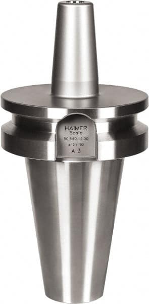 HAIMER - 16mm Hole Diam, BT50 Taper Shank Shrink Fit Tool Holder & Adapter - 3" Projection, 27mm Nose Diam, 50mm Clamping Depth, 25,000 RPM - Exact Tooling