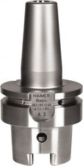 HAIMER - 4mm Hole Diam, HSK63A Taper Shank Shrink Fit Tool Holder & Adapter - 3" Projection, 10mm Nose Diam, 12mm Clamping Depth, 25,000 RPM - Exact Tooling
