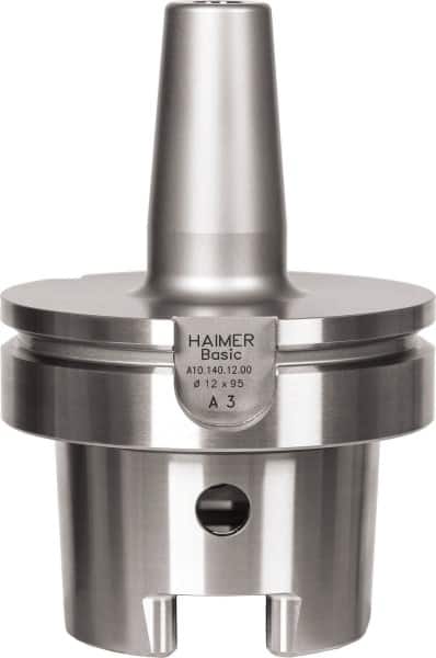 HAIMER - 5/16" Hole Diam, HSK100A Taper Shank Shrink Fit Tool Holder & Adapter - 3" Projection, 21mm Nose Diam, 36mm Clamping Depth, 25,000 RPM - Exact Tooling
