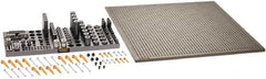 Renishaw - M6, CMM Clamping Kit - Use with CMM Fixtures, Includes 110Pc. Component Set, 600x600mm Plate - Exact Tooling