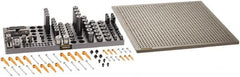Renishaw - M6, CMM Clamping Kit - Use with CMM Fixtures, Includes 110Pc. Component Set, 450x450mm Plate - Exact Tooling