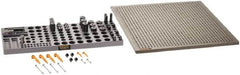 Renishaw - M6, CMM Clamping Kit - Use with CMM Fixtures, Includes 44Pc. Component Set, 450x450mm Plate - Exact Tooling