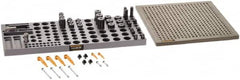 Renishaw - M6, CMM Clamping Kit - Use with CMM Fixtures, Includes 44Pc. Component Set, 300x300mm Plate - Exact Tooling