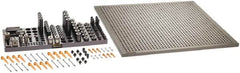 Renishaw - M8, CMM Clamping Kit - Use with CMM Fixtures, Includes 110Pc. Component Set, 600x600mm Plate - Exact Tooling