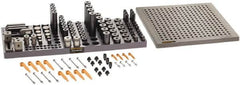 Renishaw - M8, CMM Magnetic & Clamping Kit - Use with CMM Fixtures, Includes 114Pc. Component Set, 300x300mm Plate - Exact Tooling