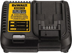DeWALT - 12 & 20 Volt, 1 Battery Lithium-Ion Power Tool Charger - 1 hr & 30 min to Charge, 12/20 Volt Max Batteries Power Source - Exact Tooling