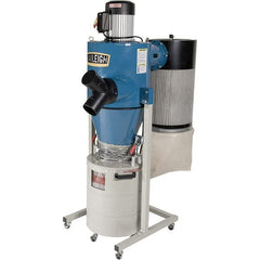 Baileigh - 1µm, 110 Volt Portable Dust Collector - 40" Long x 45" Deep x 48" High, 4" Connection Diam, 600 CFM Air Flow - Exact Tooling