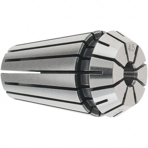 Accupro - 4 to 4.5mm ER16 Collet - 0.01mm TIR, 27mm OAL, 17mm Overall Diam - Exact Tooling