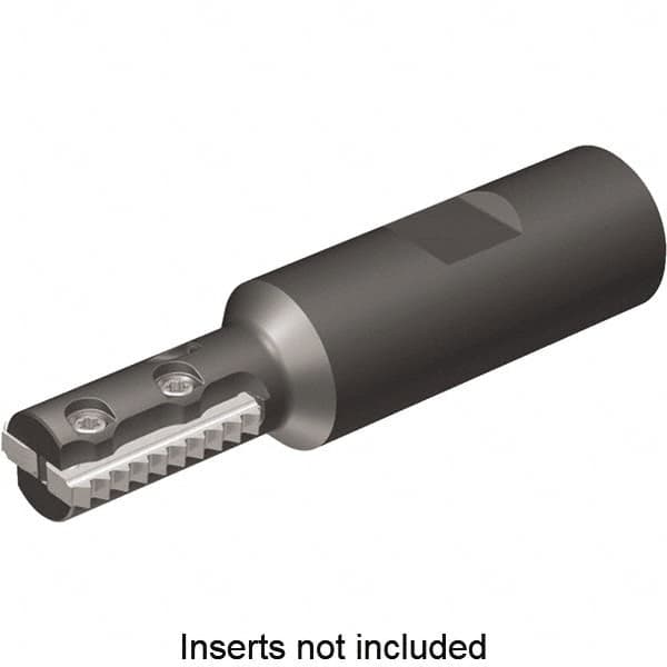 Kennametal - 0.59" Cut Diam, 1.18" Max Depth of Cut, 3/4" Shank Diam, Indexable Thread Mill - Insert Style TM24, 24mm Insert Size, 1 Insert, Toolholder Style TM24, 3.39" OAL - Exact Tooling