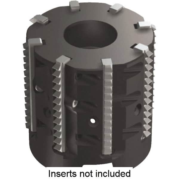 Kennametal - 1.93" Cut Diam, 1.97" Max Depth of Cut, 3/4" Arbor Hole Diam, Indexable Thread Mill - Insert Style TMT40, 40mm Insert Size, 7 Inserts, Toolholder Style TMST40, 1.97" OAL - Exact Tooling