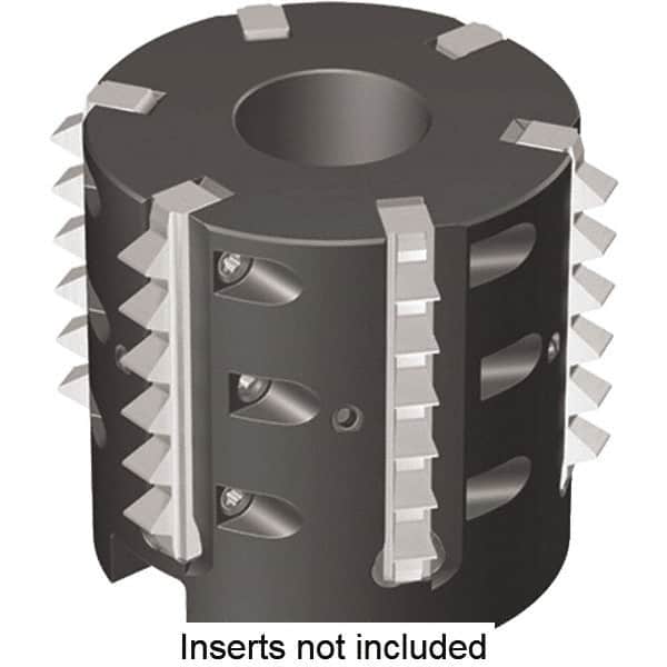 Kennametal - 2.48" Cut Diam, 2" Max Depth of Cut, 1" Arbor Hole Diam, Indexable Thread Mill - Insert Style TM41, 41mm Insert Size, 6 Inserts, Toolholder Style TMS41, 2" OAL - Exact Tooling