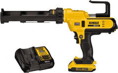 DeWALT - 10 oz Half Barrel Battery Caulk/Adhesive Applicator - Use with 9 to 10 oz Adhesive Cartridges - Exact Tooling