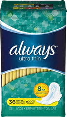 Always - Folded Sanitary Napkins - Regular Absorbency, Up to 8 Hours LeakGuard Protection - Exact Tooling