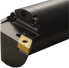 Kyocera - DC..325.. Insert Style, 25mm OAL, Replaceable Boring Bar Head - 1.2598" Shank Diam, 93° Lead Angle, Through Coolant, Series HA - Exact Tooling