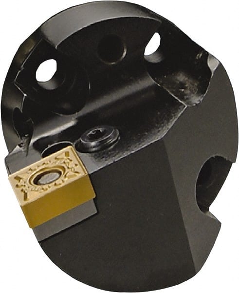 Kyocera - CN.M Insert Style, 41mm OAL, Replaceable Boring Bar Head - 1.9685" Shank Diam, 95° Lead Angle, Through Coolant, Series HA - Exact Tooling