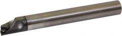 Kyocera - 22mm Min Bore Diam, 165mm OAL, 20mm Shank Diam, E(C)-SWUB(P)-A Indexable Boring Bar - 32mm Max Bore Depth, WPGT 32.., WPGW 32.., WPMT 32.., WPMW 32.. Insert, Screw Holding Method - Exact Tooling