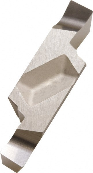 Kyocera - 250GVF A Grade PR930, 2.5mm Cutting Width Carbide Grooving Insert - 2.3mm Max Depth of Cut, Right Hand, 0.2mm Corner Radius, TiCN Finish - Exact Tooling