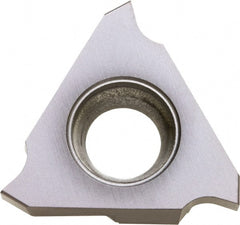 Kyocera - 43GBA Grade PR905, 1.7mm Cutting Width Carbide Grooving Insert - 3.5mm Max Depth of Cut, Right Hand, 0.2mm Corner Radius, TiAlN Finish - Exact Tooling