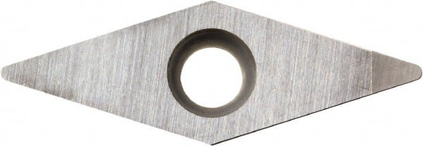 Kyocera - VBGW331 Grade KBN525 CBN Turning Insert - Uncoated, 35° Diamond, 3/8" Inscr Circle, 3/16" Thick, 1/64" Corner Radius - Exact Tooling