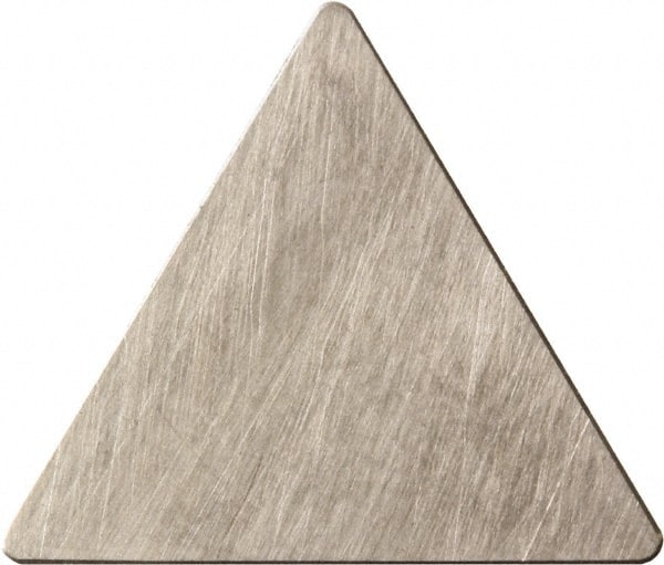 Kyocera - TPM222 Grade CA4515 Carbide Turning Insert - TiCN/Al2O3 Finish, 60° Triangle, 1/4" Inscr Circle, 1/8" Thick, 1/32" Corner Radius - Exact Tooling
