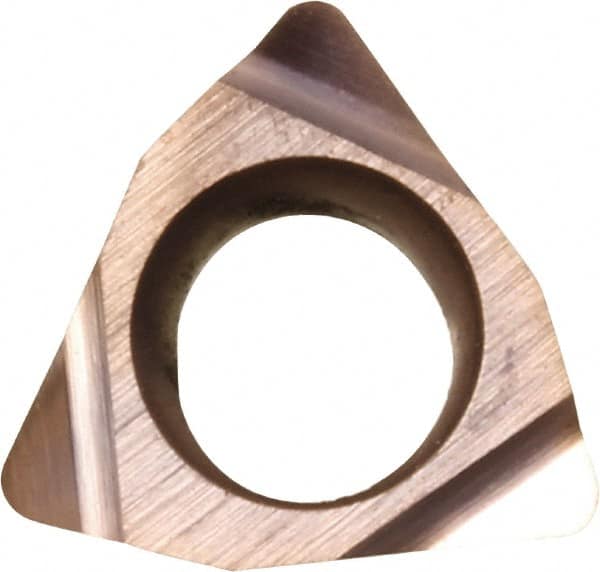 Kyocera - WBGT1.51.50.5 F Grade KW10 Carbide Turning Insert - Uncoated, 80° Trigon, 3/16" Inscr Circle, 3/32" Thick, 0.008" Corner Radius - Exact Tooling