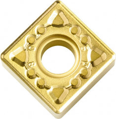 Kyocera - SNMG433 MS Grade CA6525 Carbide Turning Insert - TiCN/Al2O3/TiN Finish, 90° Square, 1/2" Inscr Circle, 3/16" Thick, 3/64" Corner Radius - Exact Tooling