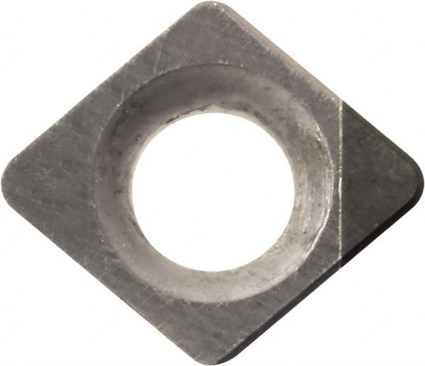 Kyocera - CCMW32.51 Grade KBN510 CBN Turning Insert - Uncoated, 80° Diamond, 3/8" Inscr Circle, 5/32" Thick, 1/64" Corner Radius - Exact Tooling