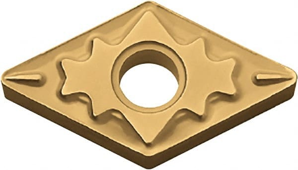 Kyocera - DNMG441 HQ Grade CA510 Carbide Turning Insert - TiCN/Al2O3/TiN Finish, 55° Diamond, 1/2" Inscr Circle, 1/4" Thick, 1/64" Corner Radius - Exact Tooling