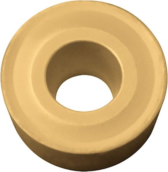 Kyocera - RCMX1003M0 Grade TN60 Cermet Turning Insert - Uncoated, Round, 10mm Inscr Circle, 1/8" Thick - Exact Tooling