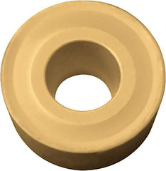 Kyocera - RCMX1003M0 Grade TN60 Cermet Turning Insert - Uncoated, Round, 10mm Inscr Circle, 1/8" Thick - Exact Tooling