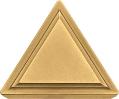 Kyocera - TPMR321 Grade TN60 Cermet Turning Insert - Uncoated, 60° Triangle, 3/8" Inscr Circle, 1/8" Thick, 1/64" Corner Radius - Exact Tooling