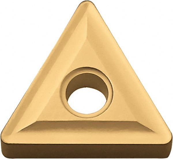 Kyocera - TNMG431 Grade CA4515 Carbide Turning Insert - TiCN/Al2O3 Finish, 60° Triangle, 1/2" Inscr Circle, 3/16" Thick, 1/64" Corner Radius - Exact Tooling