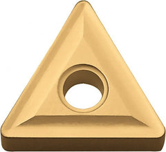 Kyocera - TNMG431 Grade CA4515 Carbide Turning Insert - TiCN/Al2O3 Finish, 60° Triangle, 1/2" Inscr Circle, 3/16" Thick, 1/64" Corner Radius - Exact Tooling
