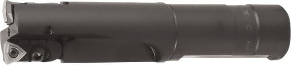 Kyocera - 2-1/2" Max Drill Depth, 0.938" Diam, Indexable Insert Drill - 2 Inserts, 1" Shank Diam, Whistle Notch Shank - Exact Tooling