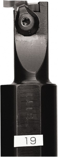 Kyocera - GIV, Internal, Right Hand, 3.2mm Max Depth of Cut, 0.031 to 0.122" Groove Width, Indexable Grooving Tool Holder - GV.. 020B Insert Compatibility, 15.2mm Shank Width, 180mm OAL - Exact Tooling