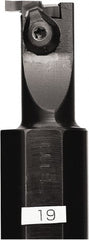Kyocera - GIV, Internal, Right Hand, 3.2mm Max Depth of Cut, 0.031 to 0.122" Groove Width, Indexable Grooving Tool Holder - GV.. 020B Insert Compatibility, 23mm Shank Width, 180mm OAL - Exact Tooling