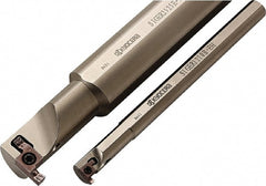 Kyocera - Sige, Internal, Right Hand, 1.5mm Max Depth of Cut, 0.039 to 0.197" Groove Width, Indexable Grooving Tool Holder - Multiple Insert Compatibility, 7.2mm Shank Width, 100mm OAL, Through Coolant - Exact Tooling